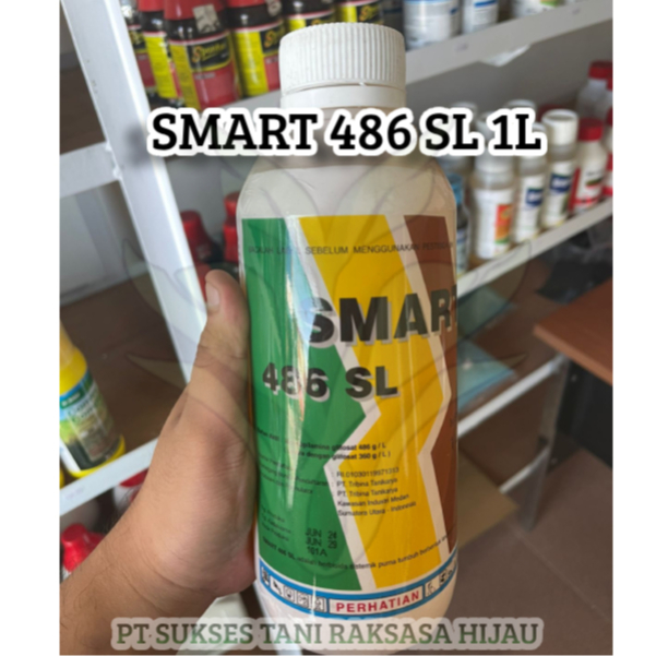 Herbisida SMART 486 SL racun rumput sistemik sampai ke akar kemasan 1liter