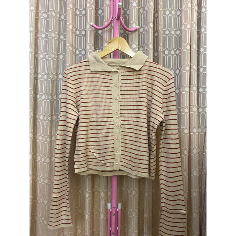 Cardigan Premium Wanita Belang belang
