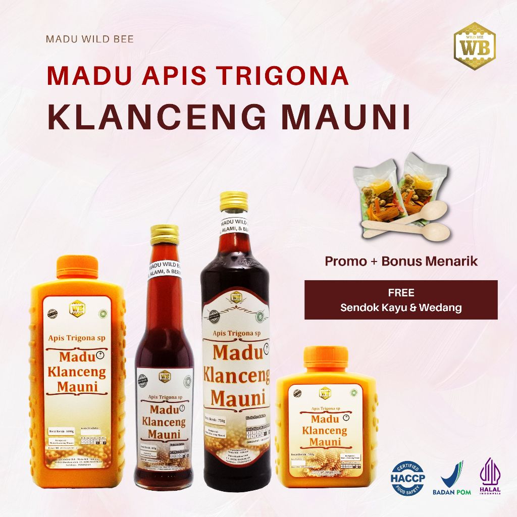 

Madu Klanceng Mauni / Madu Klanceng Lebah Apis Trigona - Wild Bee All Varian