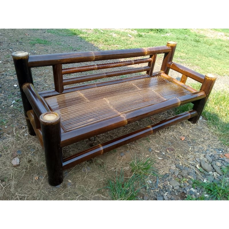 Kursi Bale bambu hitam