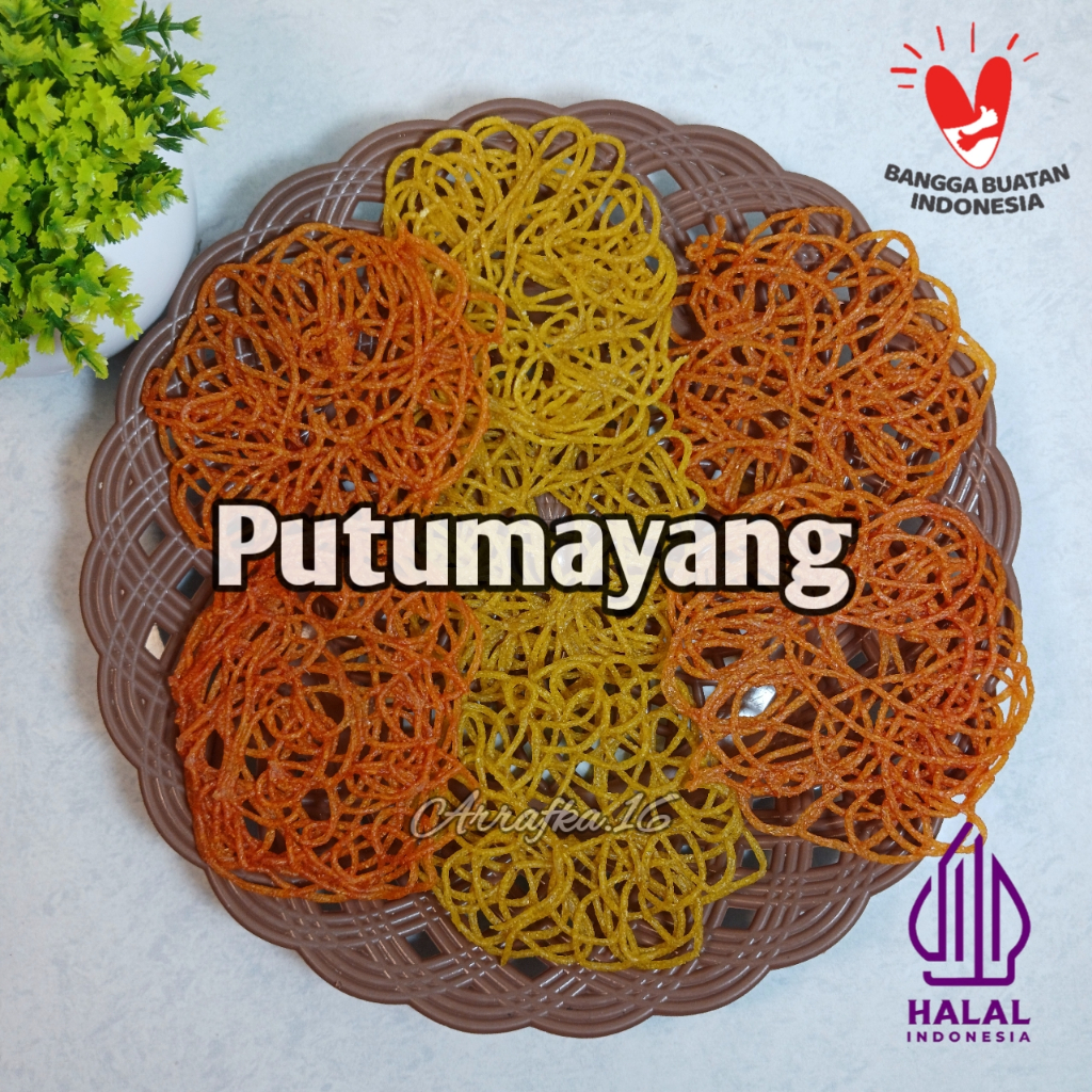 

Putumayang mentah rengginang daprose opak singkong khas cianjur