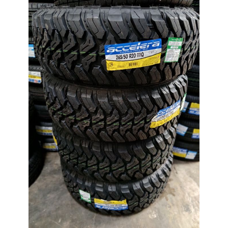 Ban mobil ragi kasar ukuran 265 50 r20 Accelera mt produksi terbaru 265/60 r20