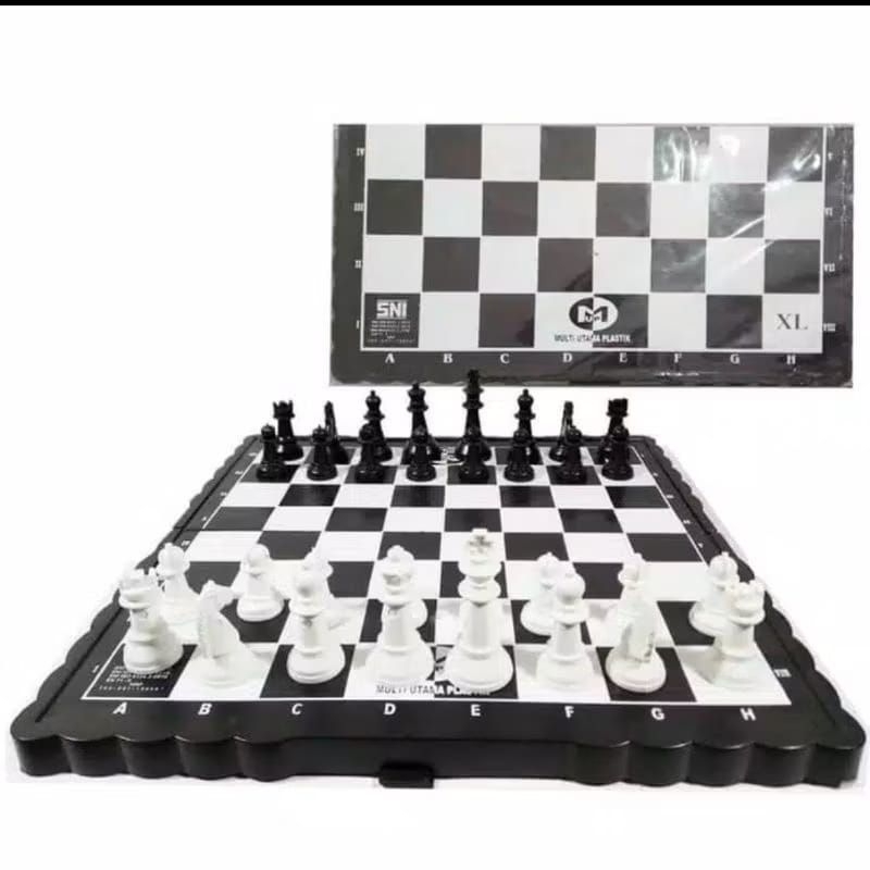 PAPAN CATUR PLASTIK / CHESS BOARD GAMES / BATU GAPLE / BATU DOMINO
