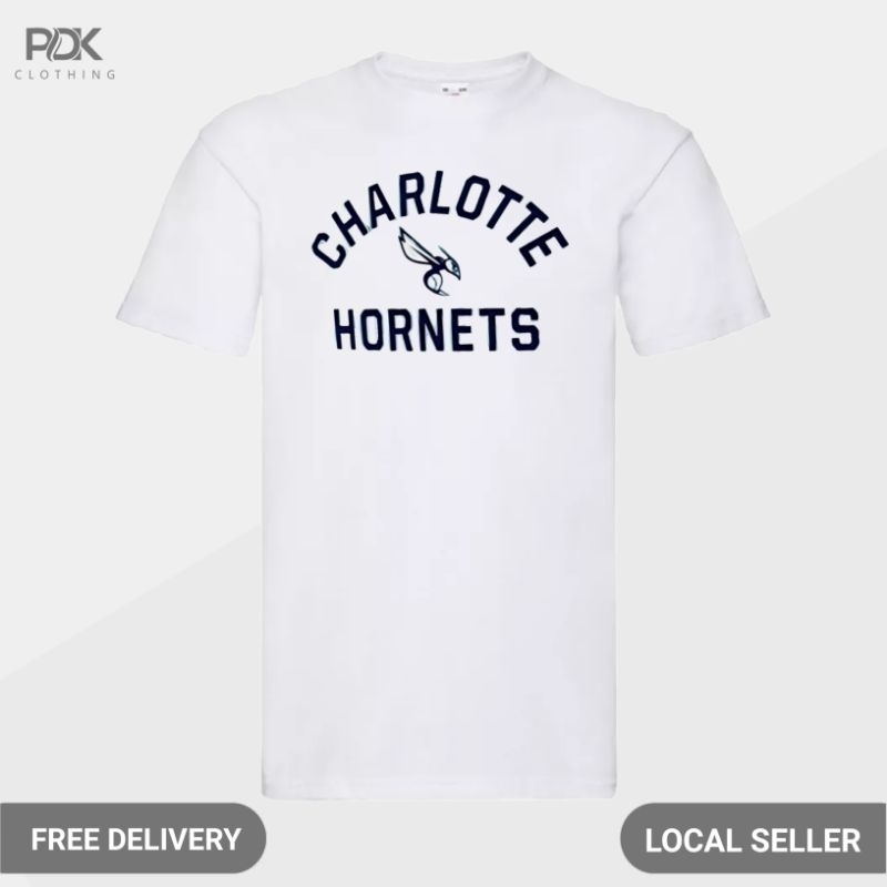 Kaos Pria Baju Nba Charlotte Hornets Basketball