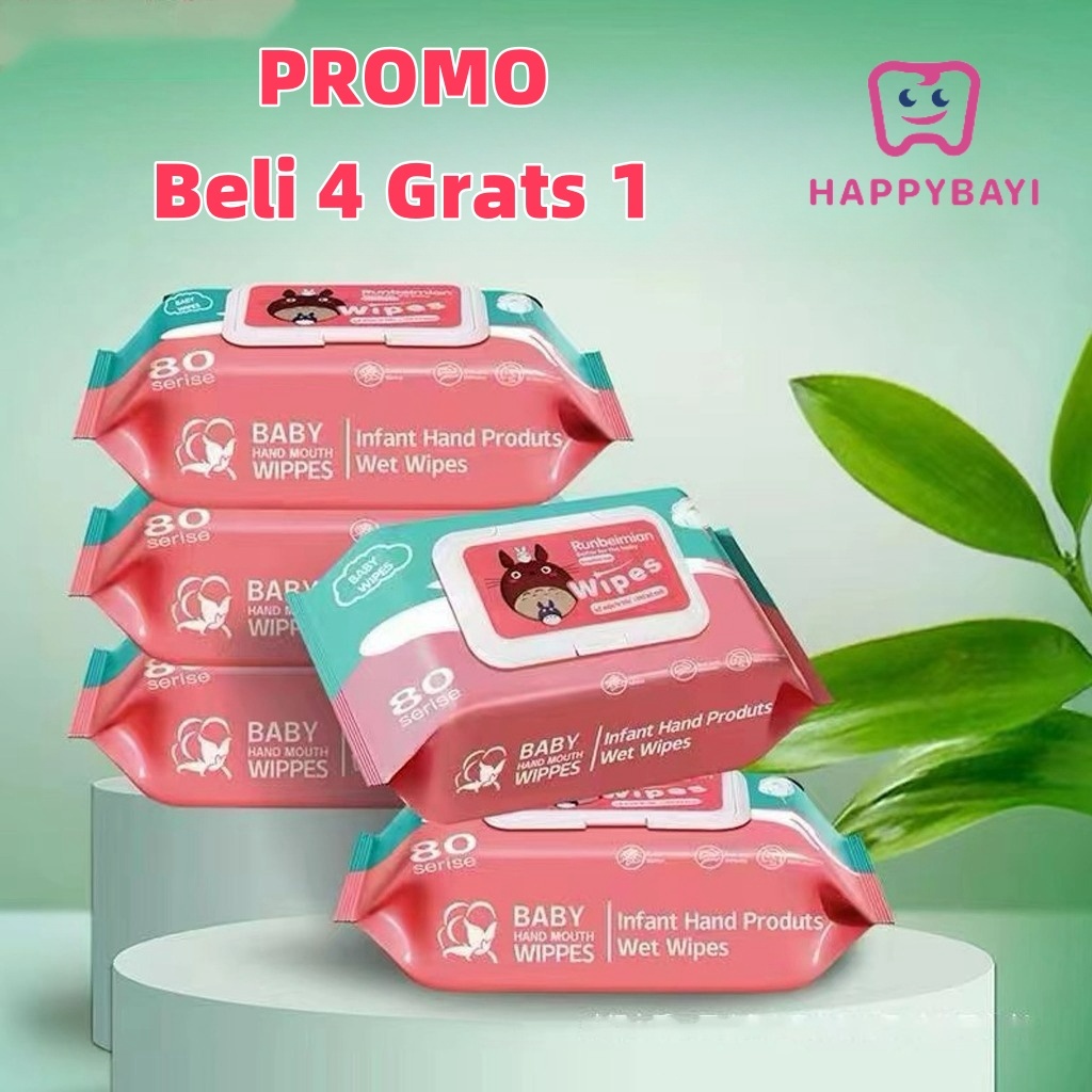 diskon tisu bayi baby wipes wetwipes happybayi dis tissue basah newborn popok perlengkapan Parfum Pe