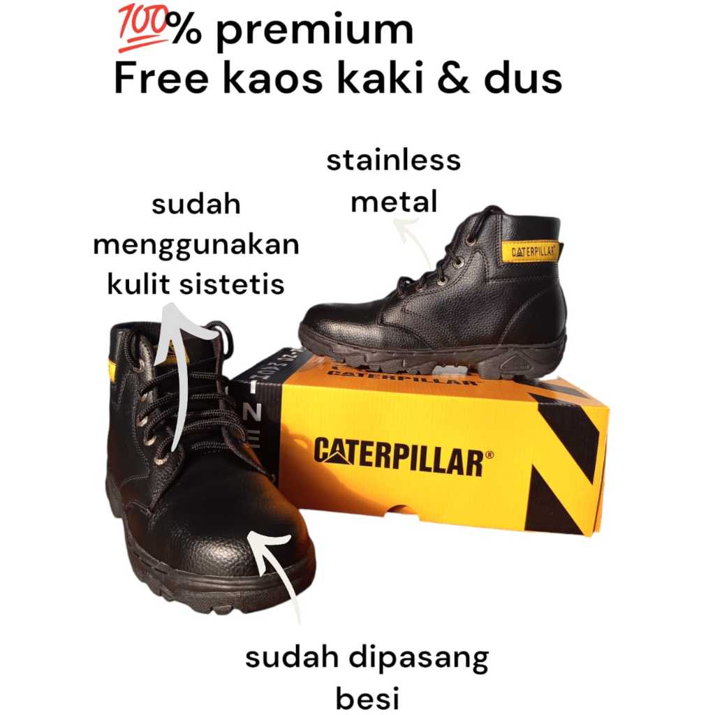 Sepatu Safety Proyek Ujung Besi-Safety Shoes Boots