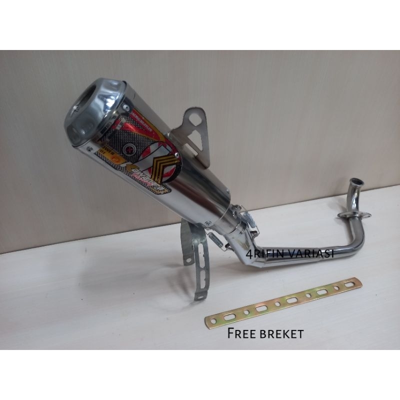 KNALPOT RACING KAWAHARA FULL SYTEM UNTUK BEAT KARBU BEAT POP BEAT DELUXE SPACY