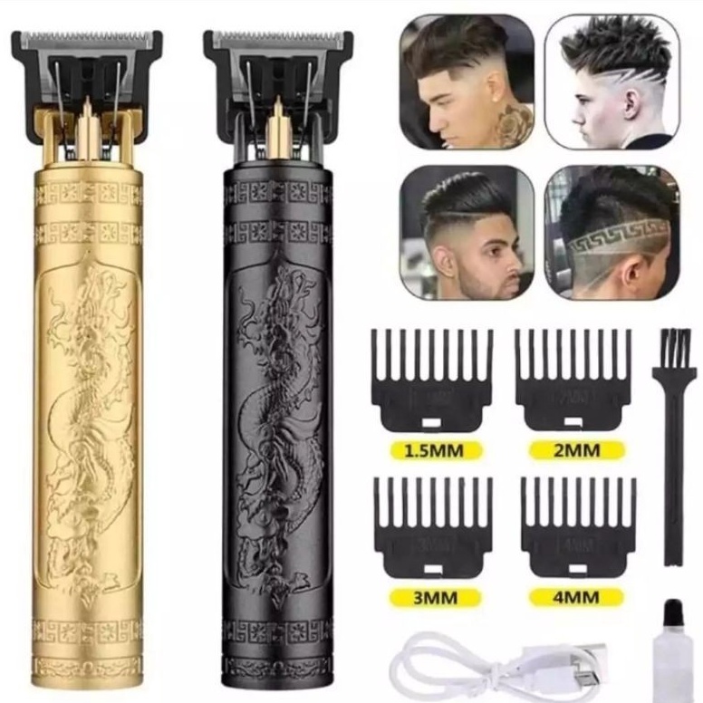 Terbagus T9 alat cukur elektrik cukuran vintage pencukur elektrik alat cukur jenggot kumis hair clip