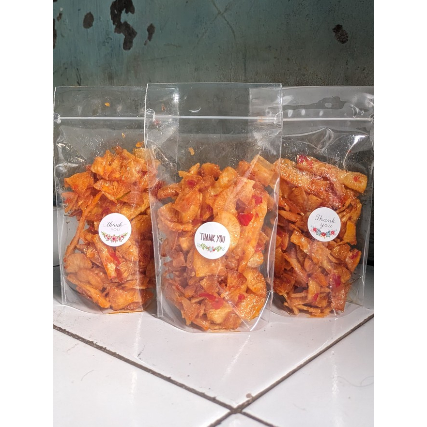 

[Kripik_by_apis] Keripik Singkong Renyah | bumbu pedas daun jeruk | 100gr 150gr