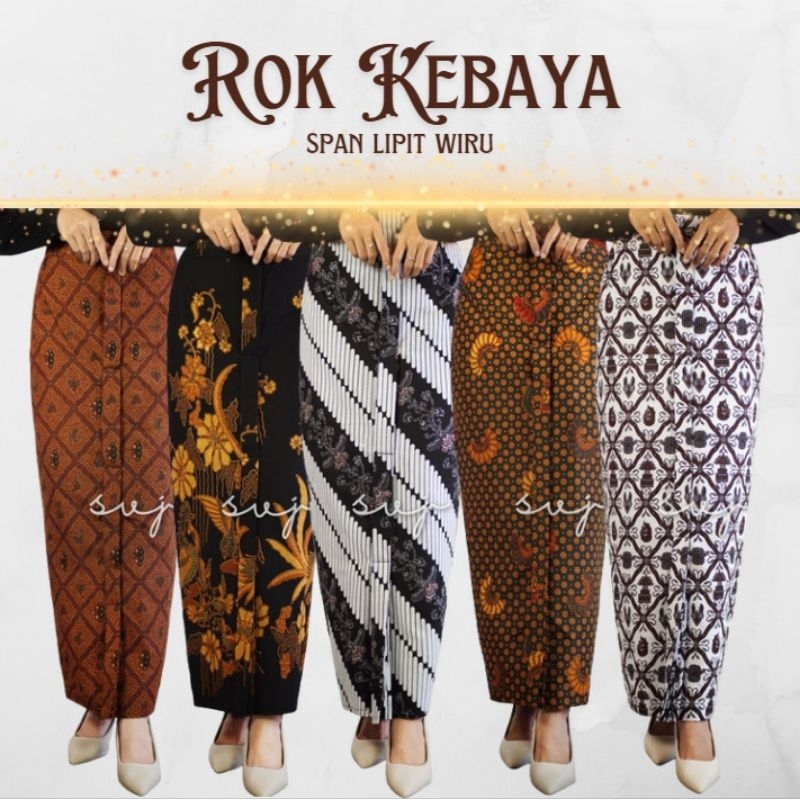 ROK WIRU SPAN BATIK INSTAN TERBARU 2025 BAWAHAN KEBAYA WANITA KONDANGAN WISUDA FORMAL JARIK MODERN