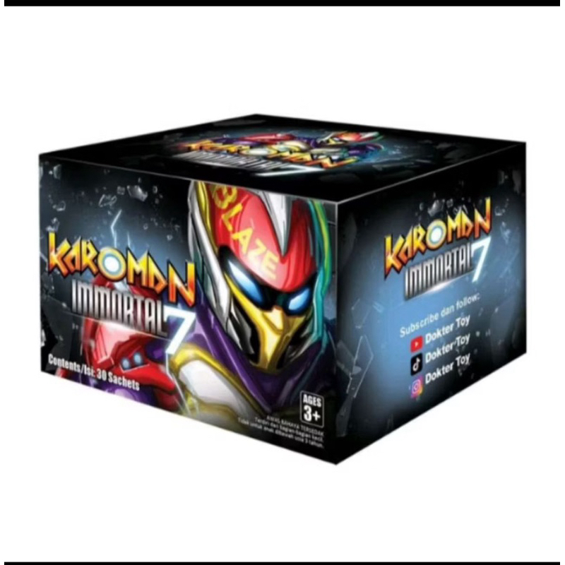 Karoman Immortal 7 isi 30pcs / Karoman 3D Puzzle Tempel / Karoman Puzzle 3d Mainan Viral