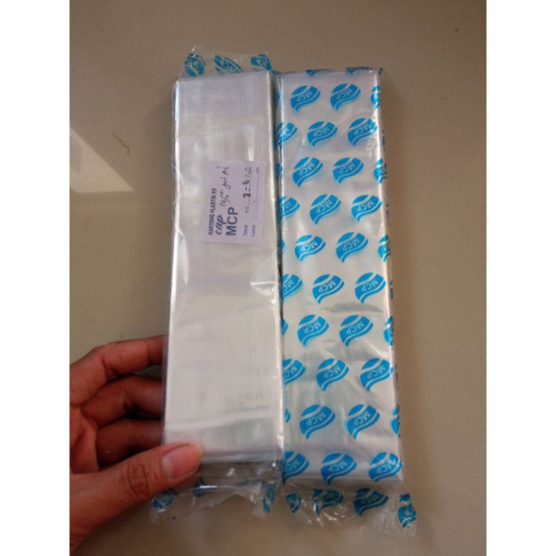 plastik sosis plastik roll plastik semai lebar 6cm tebal 0,02mm panjang 100meter