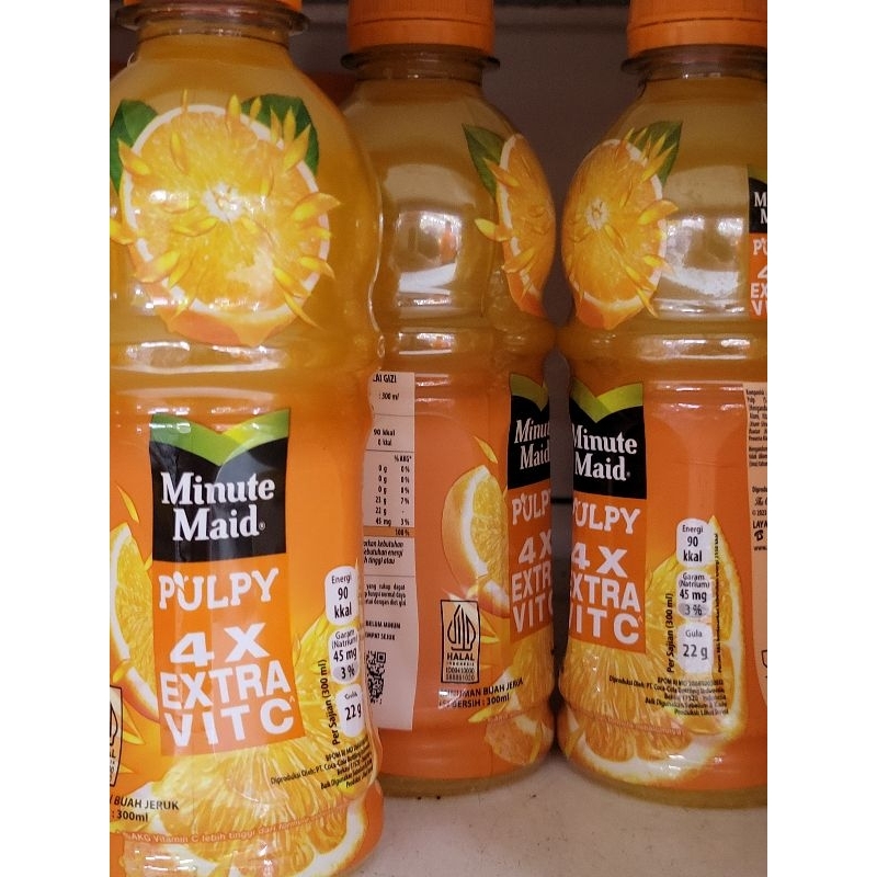 

Minute maid Pulpy botol 300ml