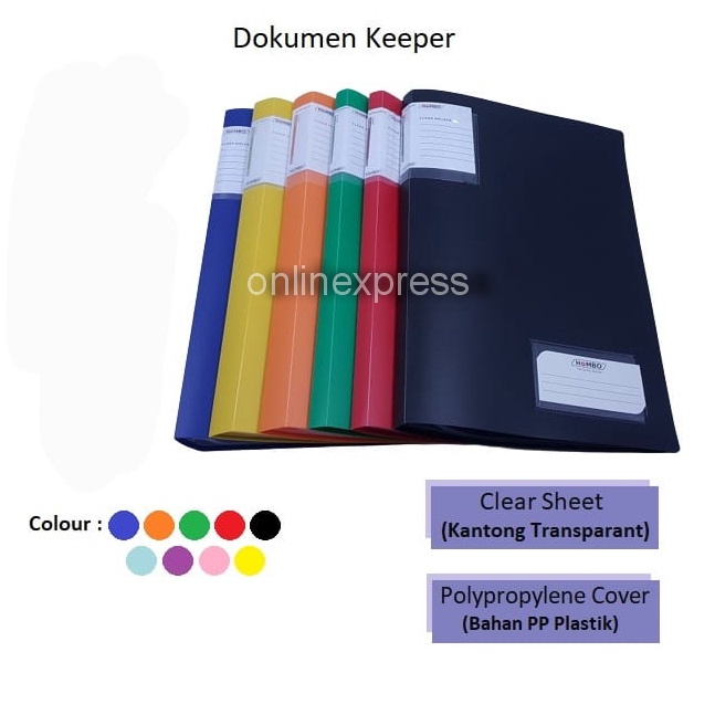

KODE V7C4 Map Plastik Dokumen Clear Holder F4 Polos 1 Lembar Hombo