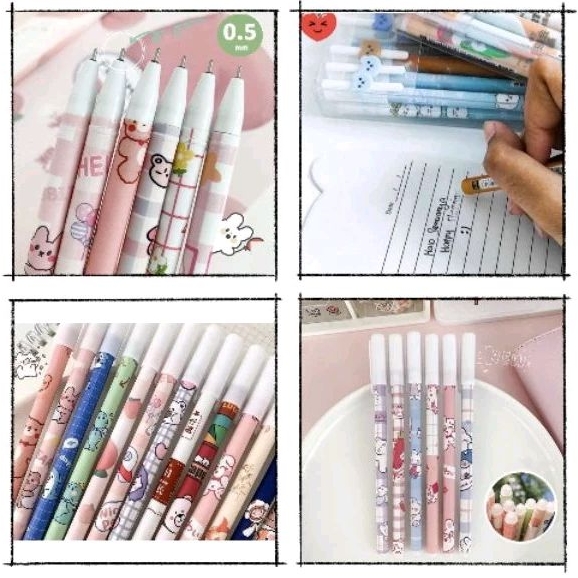

Pulpen Karakter Bisa Dihapus | Erasable Pen Estetik Anak Sekolah
