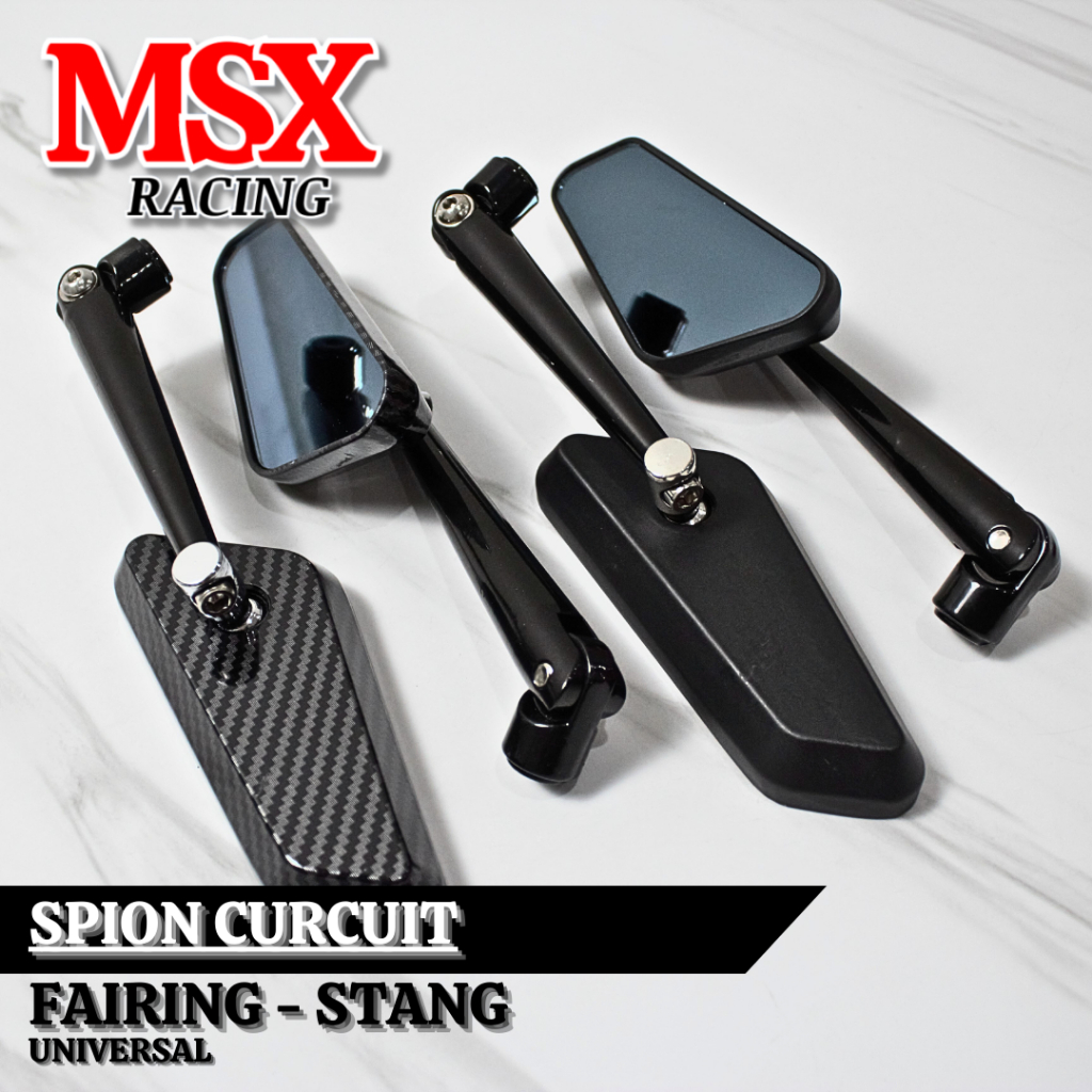 Spion Tomok Circuit Msx Spion Circuit Stang - Fairing Spion Minimalis Black - Carbon Universal Motor