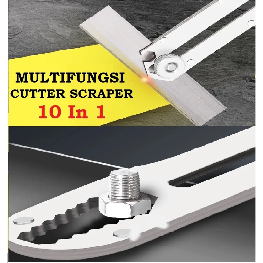 

SET CUTTER 10 IN 1 SCRAPER CUTTER KAPI KAPE CUTTER SOSROK PISAU CUTTER 10in1