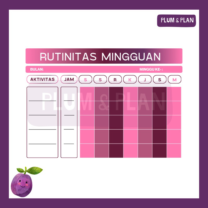 

Habit Tracker #Weekly (ver Bahasa)