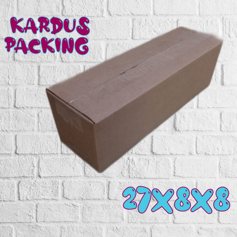 

kardus packing UK 27x8x8 kardus kecil kardus besar