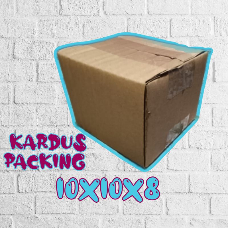 

kardus packing UK 10x10x8 kardus kecil kardus besar