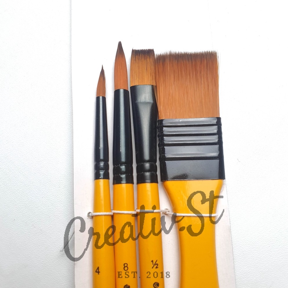 

KODE W5S8 VTEC Vtec Kuas Lukis A184 Set 4 Art Brush Set