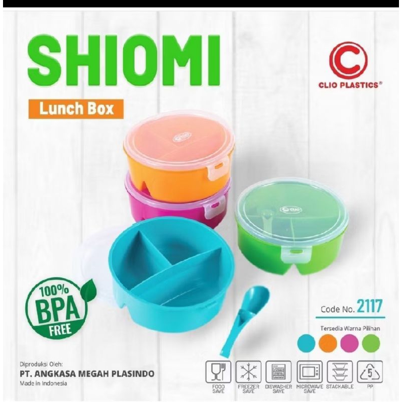 LUNCH BOX SHIOMI-TEMPAT MAKAN-KOTAK MAKAN -CATERING BOX-SOUVENIR