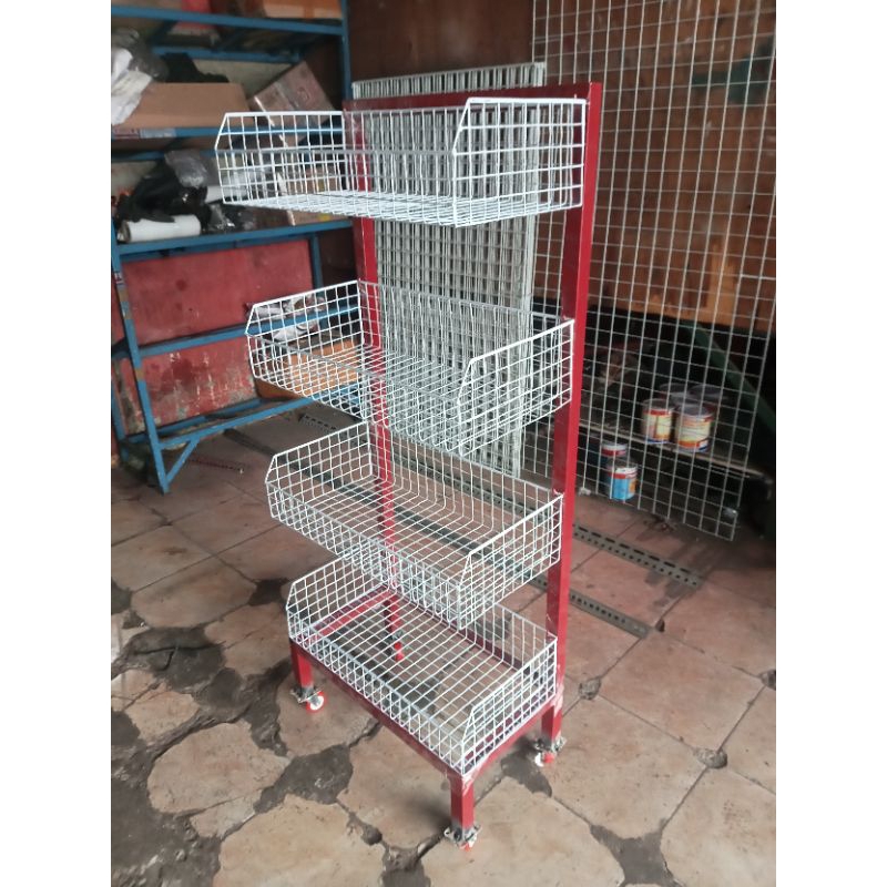 rak CIKI susun 4 pakek roda