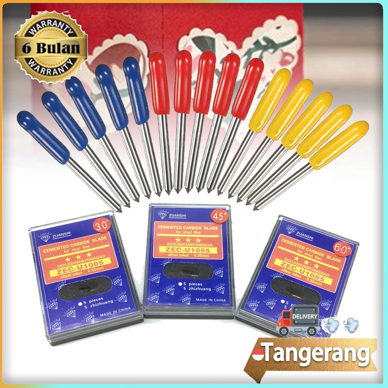 

KODE Q5F2 5pcs Mata Pisau Cutting Sticker Untuk Roland Jinka Teneth Rhinotec Redsail Copam Harizo