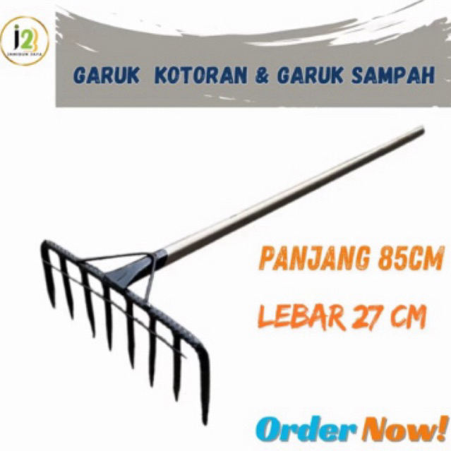 GARUKAN KOTORAN/GARUKAN SAMPAH BAHAN BAJA GAGANG PIPA