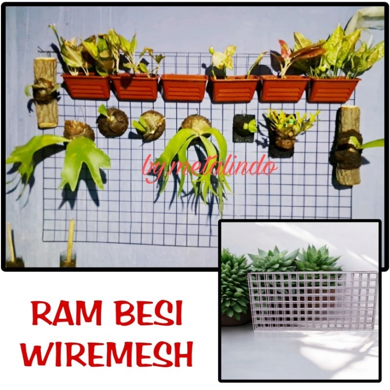 Ram Besi wiremesh Ram Jaring Besi Kawat Jaring Display Serbaguna