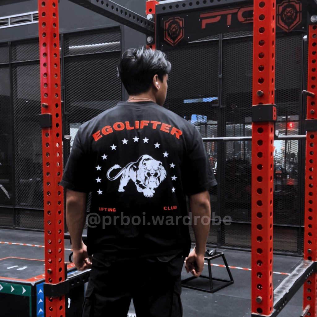 OVERSIZED T-SHIRT "EGOLIFTER-V4" - PRBOI
