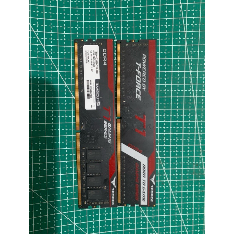 Ram T-force T1 gaming series ddr 4 8gb(4x2) 2666
