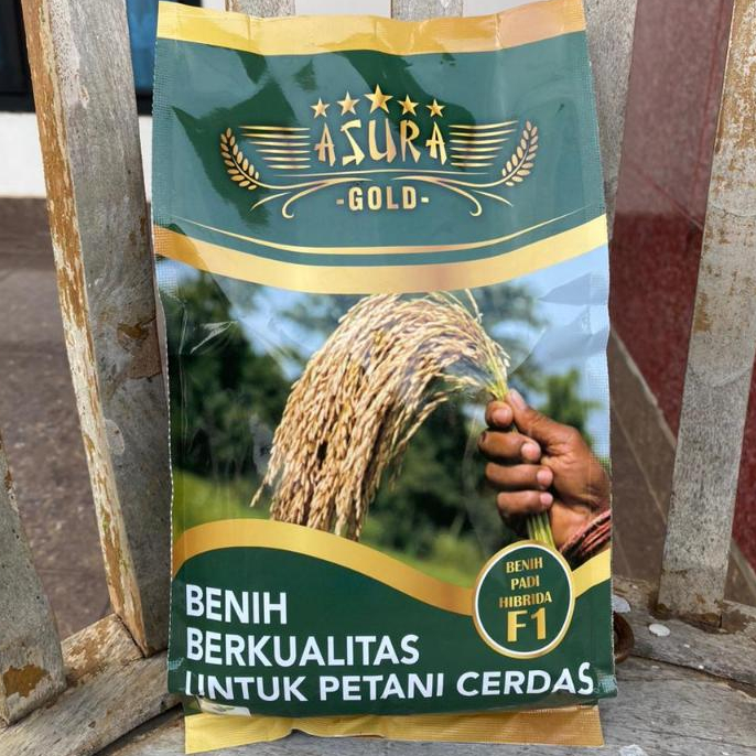 BENIH PADI ASURA GOLD HYBRIDA F1 ASLI LABEL BIRU | SAINGAN MAPAN 05 | ASLI CV DIAMOND RAYA