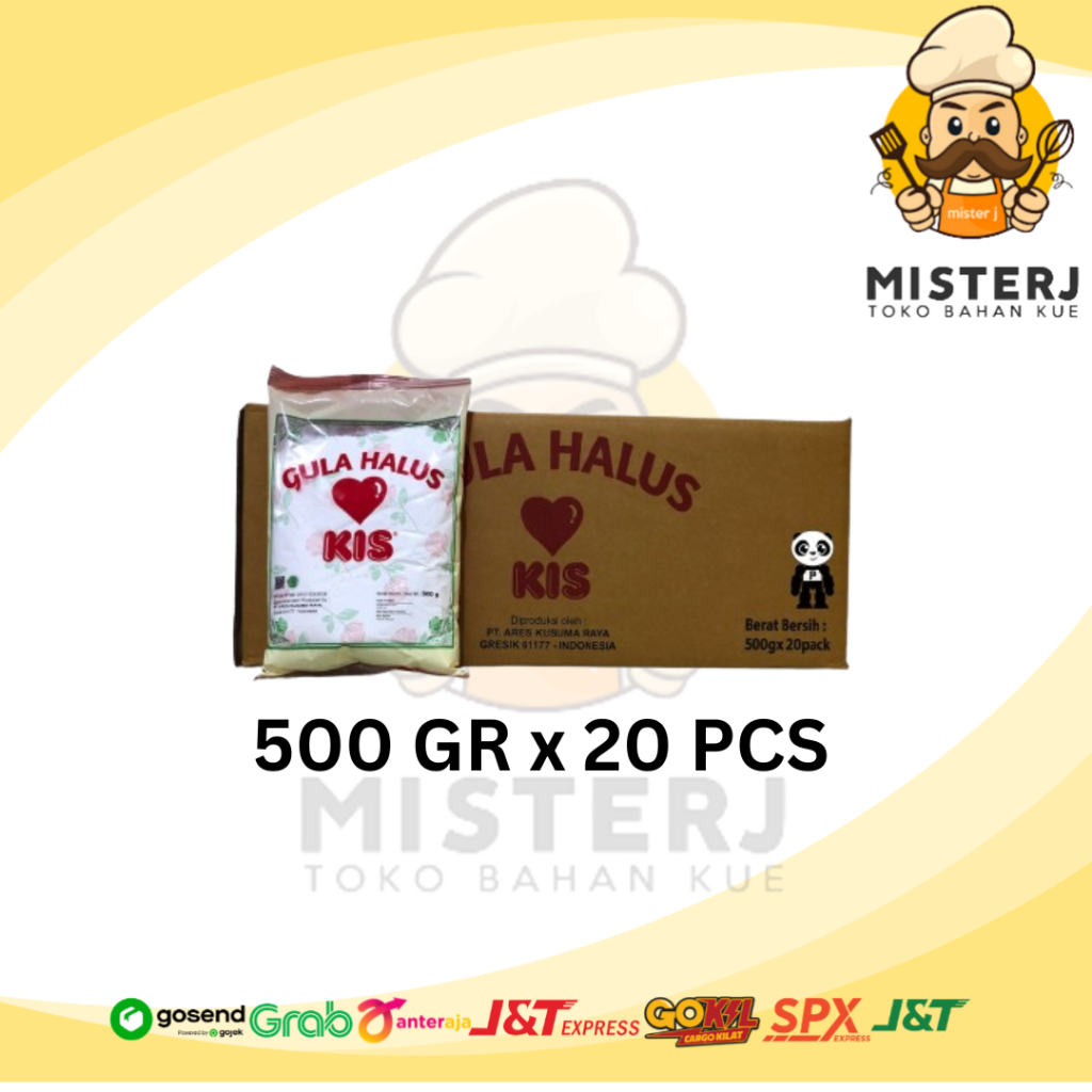 

Kis Gula Halus 500gr | 1 ctn | Kemasan Pabrik