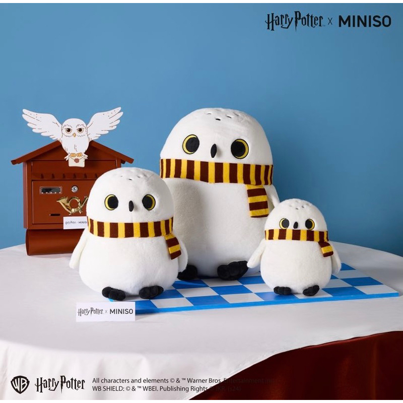 Miniso x Harry Potter ‼️ Boneka HEDWIG Owl Plush HARRY POTTER Collections
