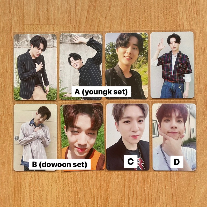 [Ready Stock] Photocard PC Day6 Shoot Me era YoungK Dowoon Sungjin Wonpil