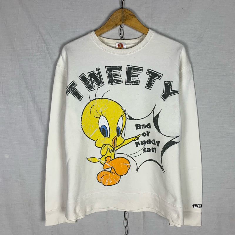 tweety looney tunes sweater crewneck