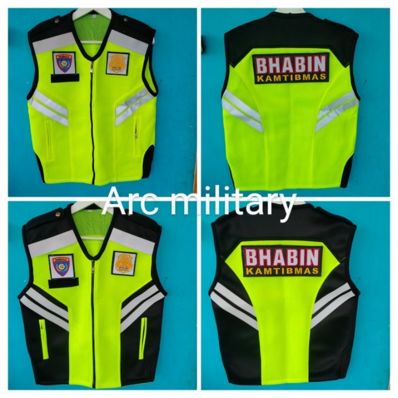 Rompi bhabinkamtibmas/rompi tebal/rompi polisi