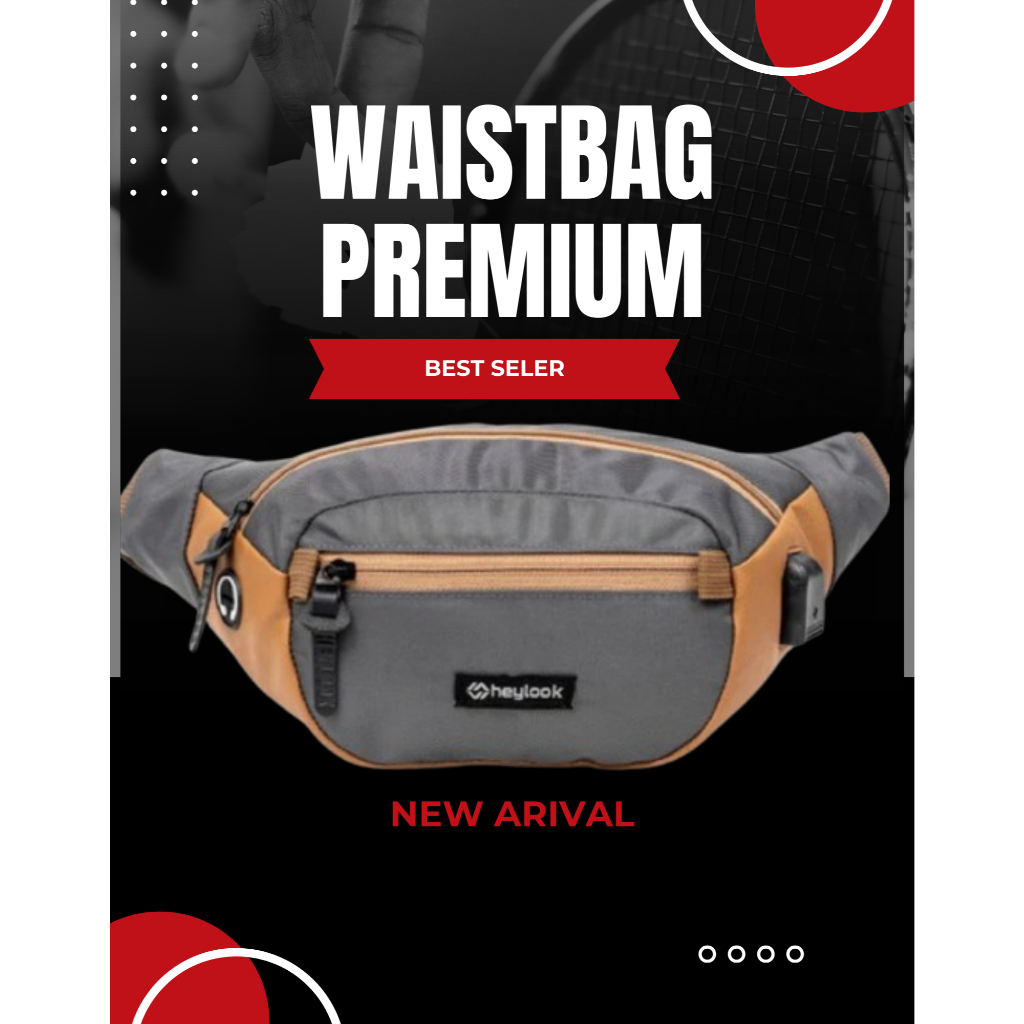 tas pinggang pria wanita olahraga kekinian murah