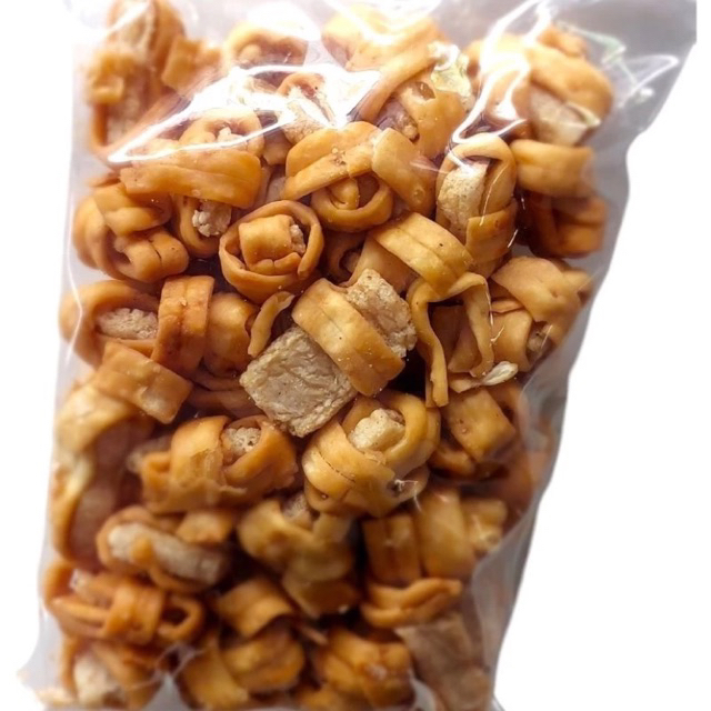 

PANGSIT TAHU rempelo rambak pangsit ampela khas bantul renyah gurih camilan kiloan 250gram 500gram 1kg