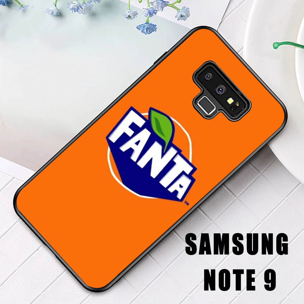 Case Glossy , Case Samsung Note 9   , Motif Wallpaper Minuman Keren- Silikon - Case Glossy - Casing 