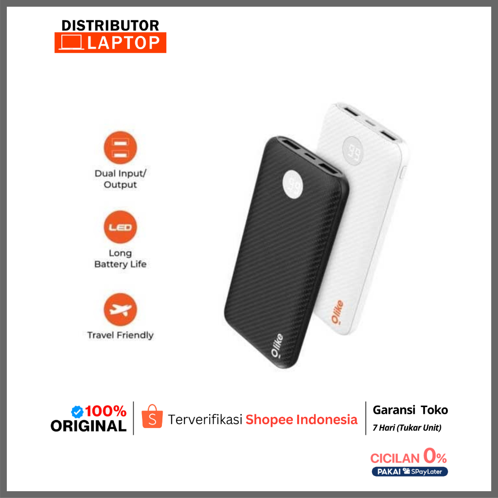 Murah - Oase / Olike Powerbank 10000Mah P1 Black