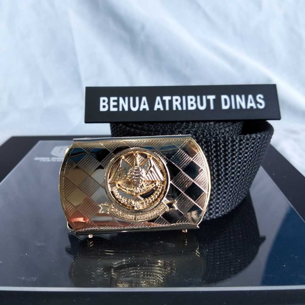 SABUK SET GESPER DISHUB MOTIF