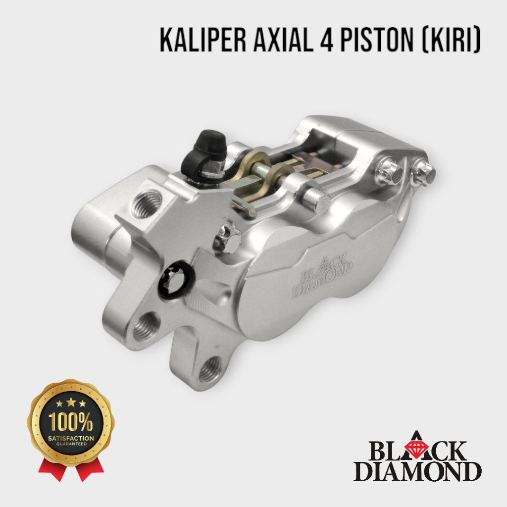 Black Diamond - Kaliper Rem (Kiri) Axial Caliper 4P Piston Big Brake Kit Universal Depan Belakang