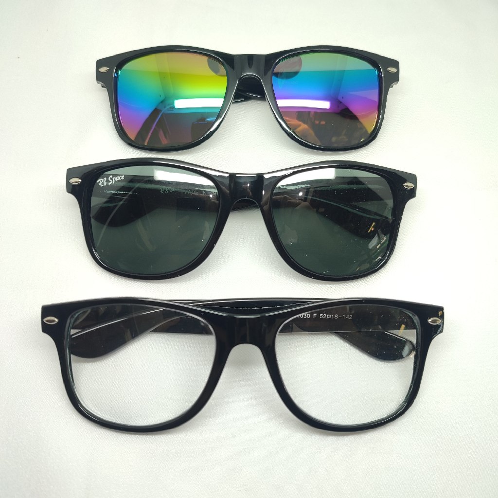 Sunglasses, Kacamata RB Space Casual Pria/Wanita, Lensa Bening dan Gelap Anti Sinar UV KT030