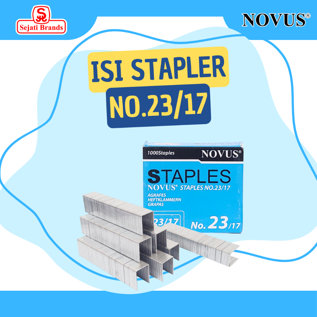 Novus isi stapler 23/17/ Isi Staples 17 mm