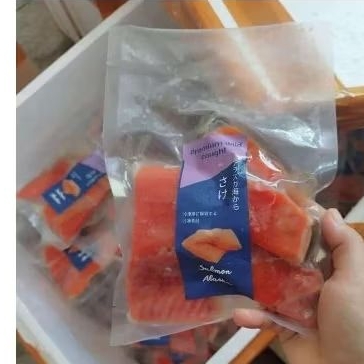 

ikan salmon portion mentah 250gr baik untuk mpasi dan bermanfaat