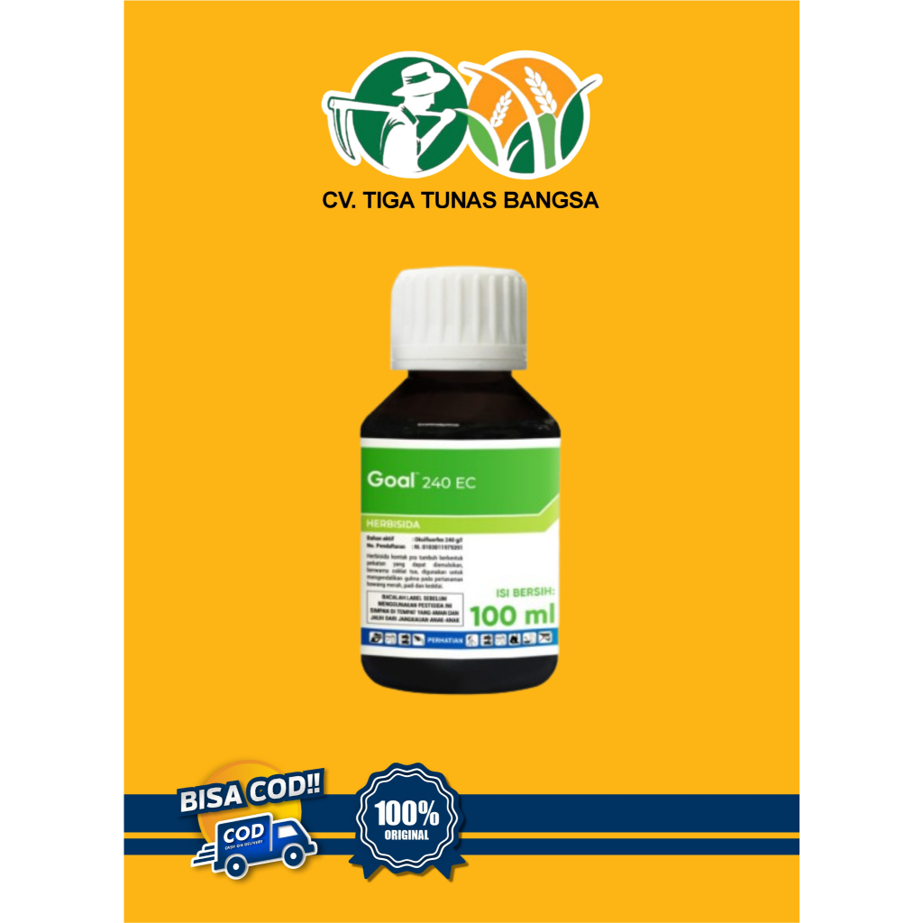 Goal 240EC Herbisida Pra Tumbuh Kemasan 100 ML Goal 240EC