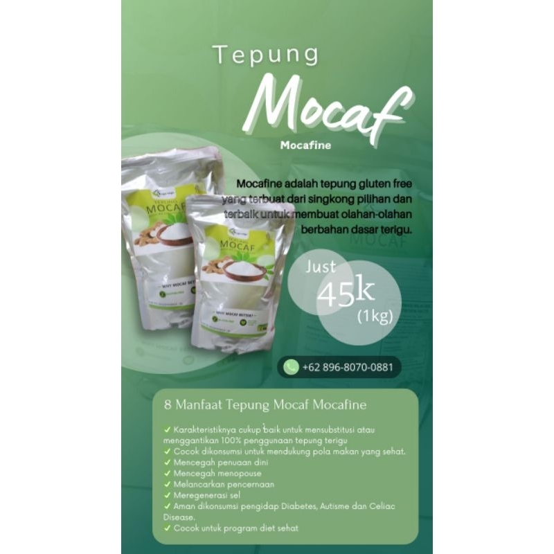 

TEPUNG MOCAF - MOCAFINE