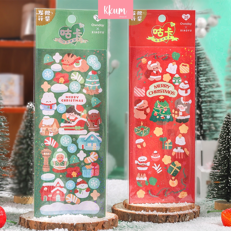

Stiker Christmas Natal Dekor Gift DIY